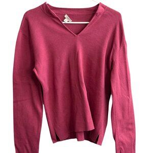 J. Jill Pink V-Neck Top